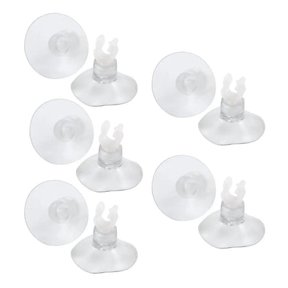 UXCELL Aquarium Clear Suction Cup Airline Tube Holders Clips Air Line Pipe Wire Holder Used Sucker Fish Tank Pump Accessories