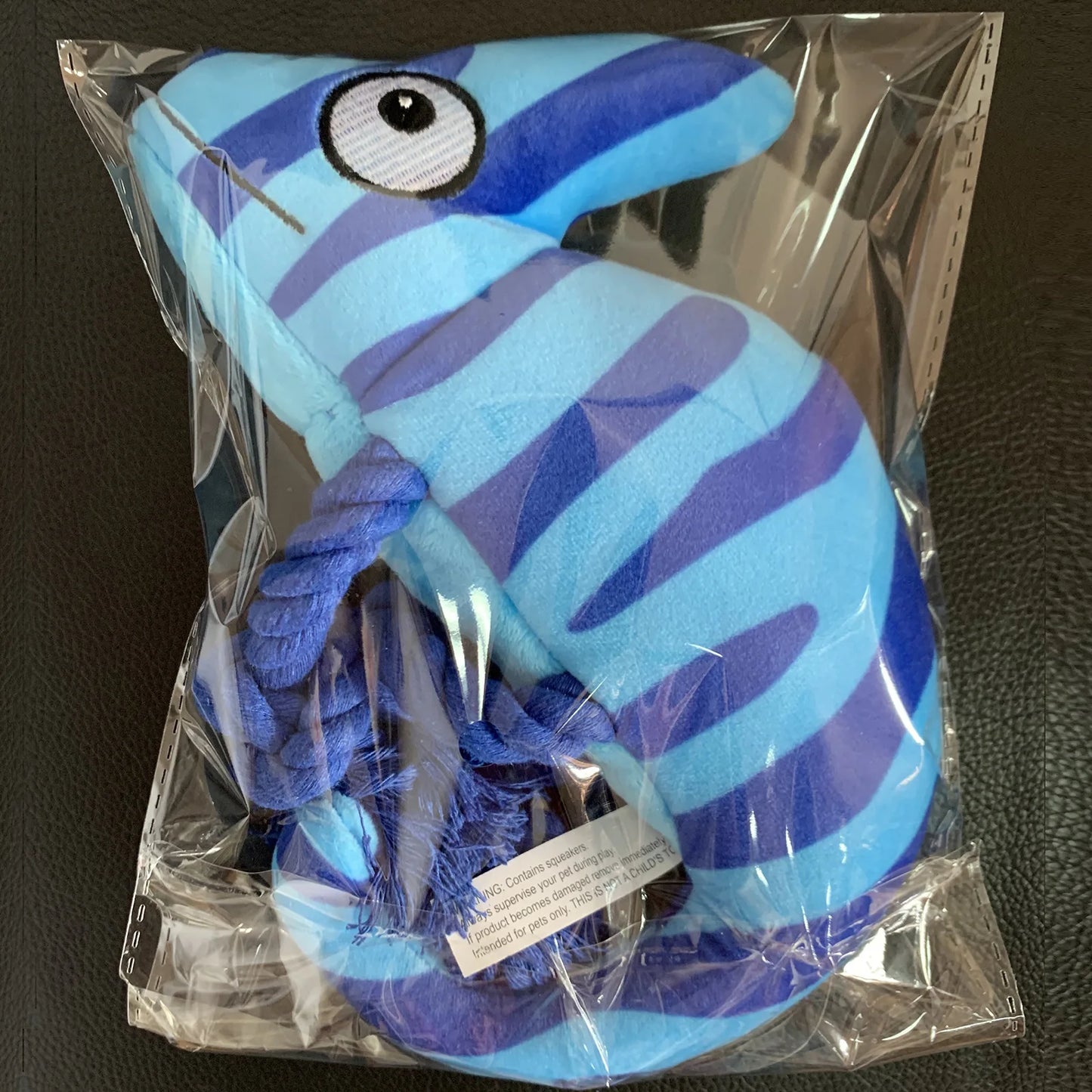 Dog Plush Toy Plush-filled Striped Lizards Squeak And Sound Pet Toys Interactive Dog Toys Fleece Squeak Toys