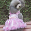 Dog Dresses Puppy Wedding Dress Female Dogs Wedding Costume Girl Dogs Rose Dress for Doggy Teddy Chihuahua Pet Princess Clothing