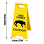 Cat Dog Vomit Caution Sign Funny Creative Dog Cat Vomit Caution Sign 3D Printed Yard Sign Cat Dog Vomit Warning Sign Board