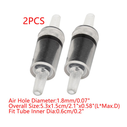 UXCELL Aquarium Air Pump Non-Return Check Valve CO2 Fish Tank One Way Oxygen Pump Hose Tracheal Check Valve Pipe Accessories