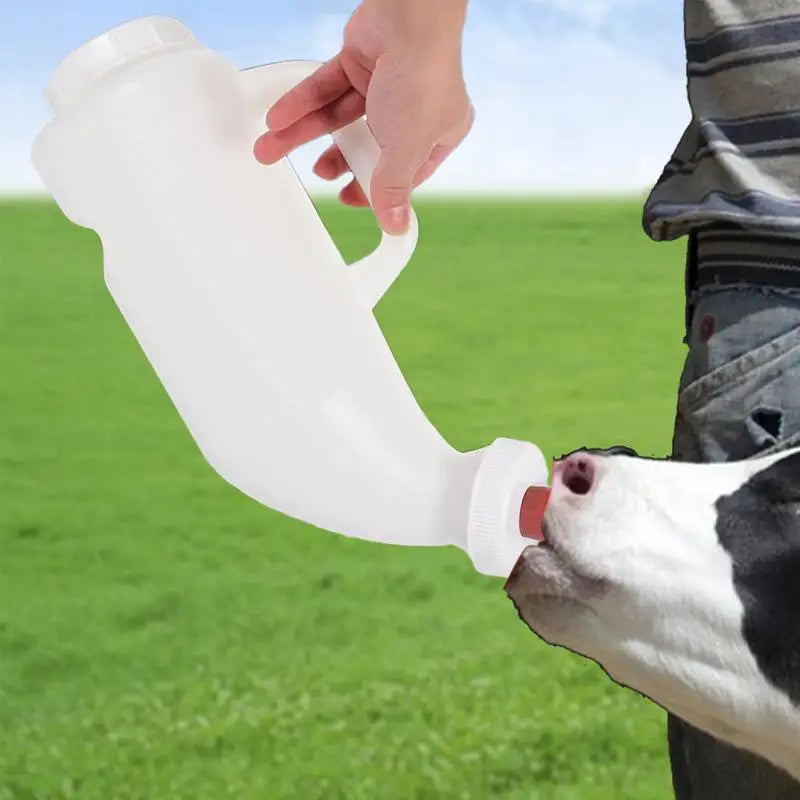 Feeder For Lambs Reusable Lamb Milk Bucket Cow Baby Bottle Ergonomic Sheep Nursing Bottle Lamb Milk Drinking Feeders Feeding