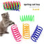 Cross-border new pet cat toy set colorfulfulful feather fishing rod caterpillar bell replaceable head funny cat stick