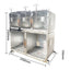 304 stainless steel dog cage multi-layer pet display cabinet display cage pet store foster cage pet hospital inpatient cag