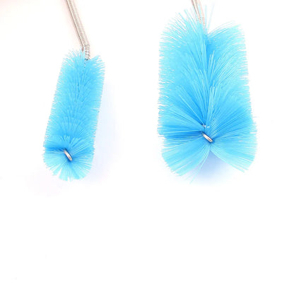 UXCELL 1PC Aquarium Tube Cleaning Brush Pipe Clean Tools Drinking Glass Straw Double Ends Brushes Cleaner Fish Tank Washing Set