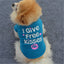 Lovely Puppy Dog Cat Vest Tshirt Spring Summer Pet Clothes for Small Dogs Pomeranian Bichon Shirts mascotas Clothing Apparels