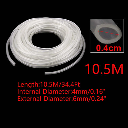 UXCELL Aquarium Flexible Pump Hose Oxygen Circulate Pipe Silicone Tube Water Connector ID 4mm Parts Tools Fish Tank Accessories