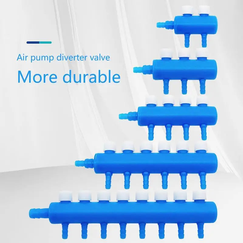 Fish Tank Air Splitter Fish Tank Air Pump Splitter Valve Aquarium Air Flow Control Lever Valve Distributor Splitter Airline Tube