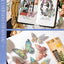 5Style 20pcs/pack INS Butterfly PET Sticker Pack Ice Crystal Laser Gold DIY Handbook Decoration 3D Scrapbook