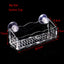 Hanging Fish Tank Crystal Acrylic Pot Polka Aquarium Decoration Water Planting Cylinder Cup Feeding Accessories with SuctionCup