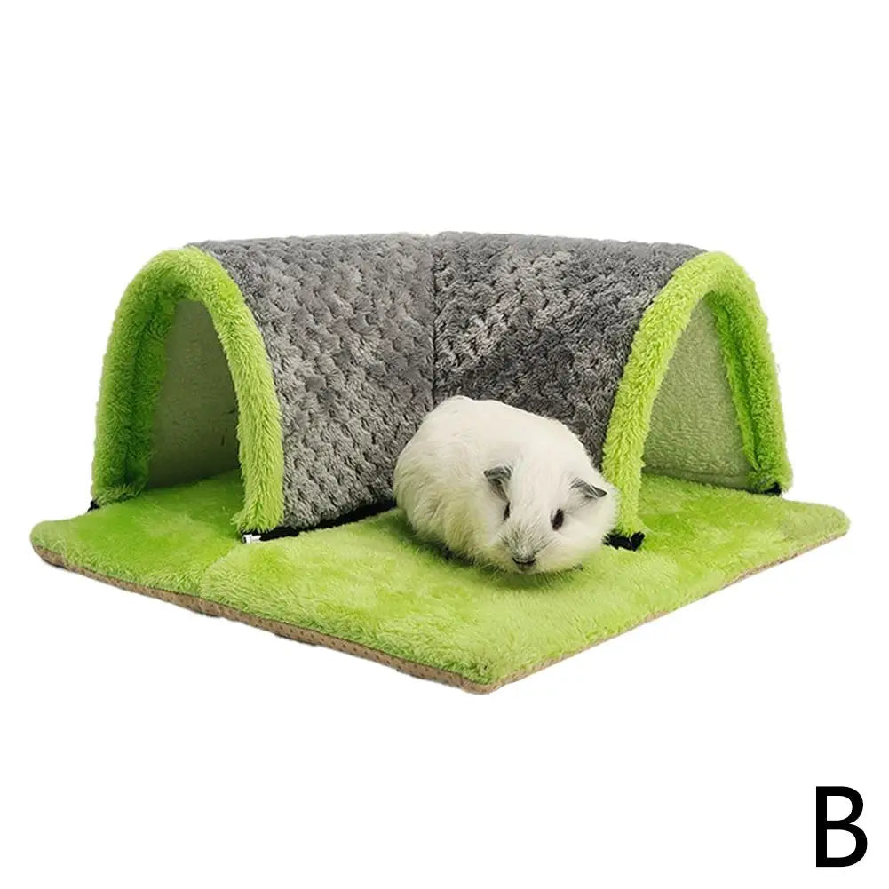 Squirrel Hamster Rabbit Chinchilla Play Blanket 90 Degree Right Angle Channel Thickened Sponge Hair Small Animal New Home