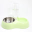 Dual Port Dog Automatic Water Dispenser Feeder Utensils Bowl Cat Drinking Fountain Food Dish Pet Bowl Raised Stand Dish Bowls