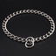 Durable Silver Dog Chain Collar Stainless Steel Choke Cuban Link Necklace Pet Training Collar for Small Medium Large Dogs Pitbul