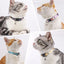 Cartoon Pet Cat Neck Collar for Small Dogs 19-28cm Ring Bell Anti Lost Adjustable Chihuahua Neck Wear Polyester Pet Accessories