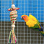 Parrot Foraging Toy Bird Perch Toys With Shredding Foraging Bird Shredded Paper Cage Accessories For Cockatiel Lovebird