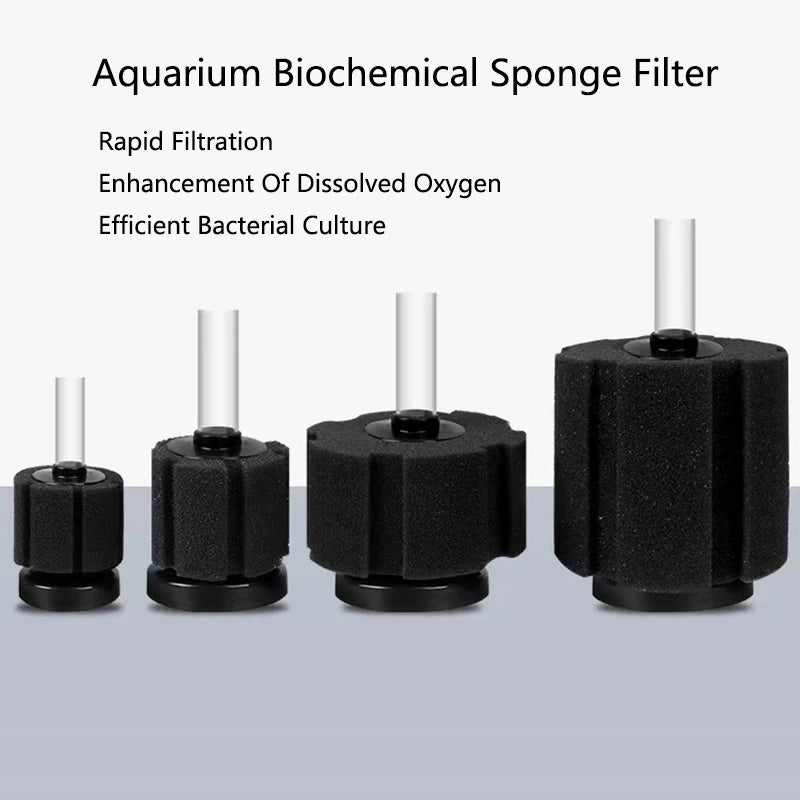 Bio Sponge Filter for Aquarium Pump Fish Tank Pond Air Pump Biochemical Spong Foam Filtration Skimmer Aquarium Tanks Accessories