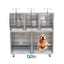 BPM-KC4V Animal Cages with Wheels Movable Dog Cat Used ICU Stainless Steel Veterinary Cage