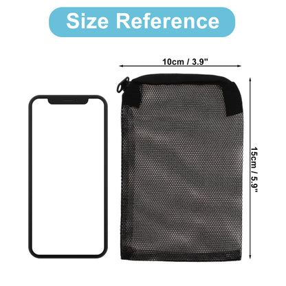 UXCELL Aquarium Filter Media Bags Fine Zipper Mesh Filter Bags for Fresh Saltwater Tanks Reusable Fish Tank Filter