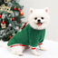 Christmas Dog Clothes Hoodie Pet Dog Sweater Flannel Antlers Scarf Winter Warm Small Dog Outfit Cat Hooded Clothing Costume Coat