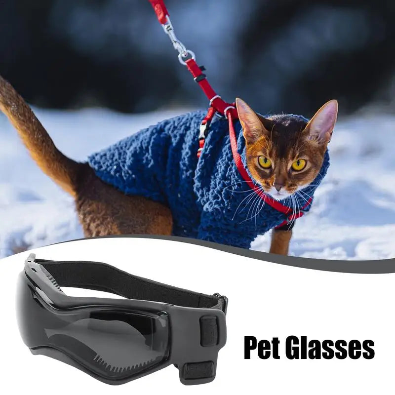 Small Dog Goggles Dog Sunglasses Anti-Fog Goggles PC Lenses Dog Eye Wear Protection Tool For Parties Everyday Activities Travel