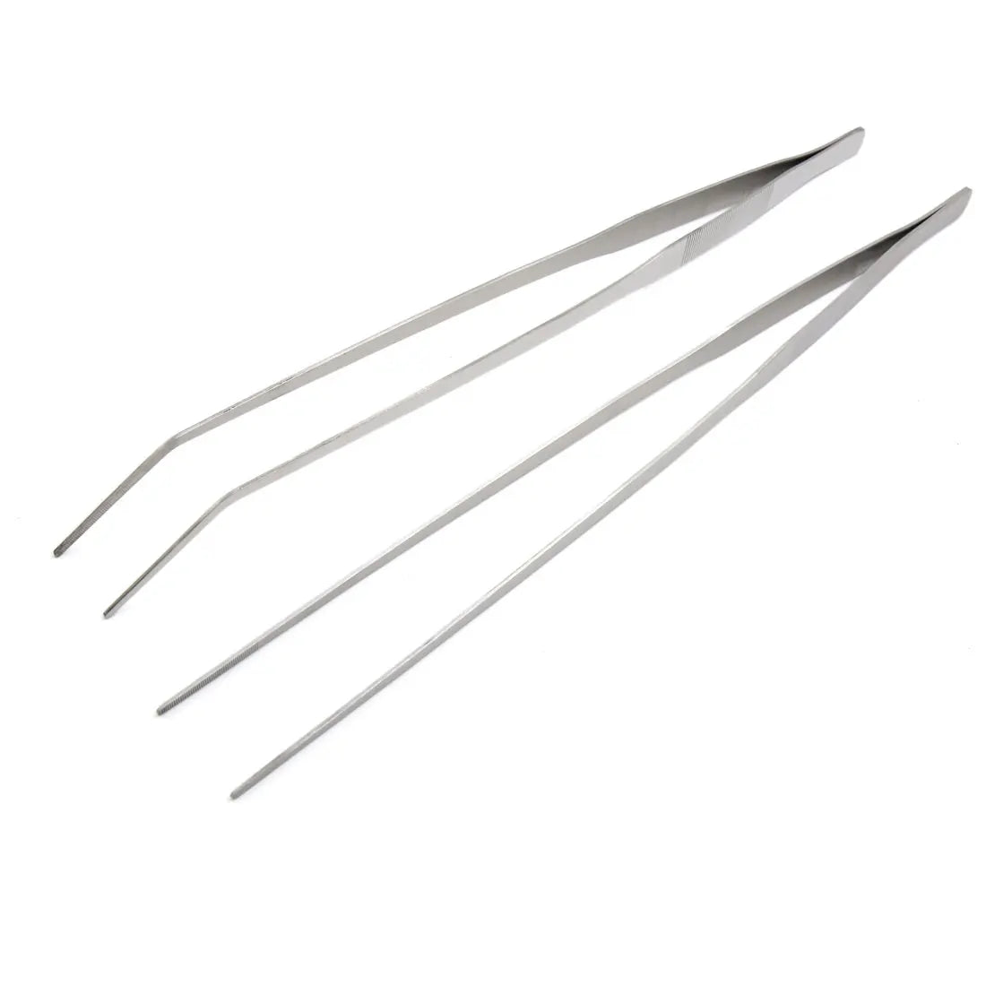 UXCELL 27-48cm Aquarium Curved Straight Tweezers Water Grass Clip Fish Tank Aquatic Plants Cleaner Tools Reptile Feeding Tongs