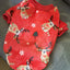 Pet Dog Clothes T-shirt Leopard Print Spring and Autumn Warm Big Dog Large Dog Two Feet Plus Down Golden Retriever Dog Clothes