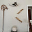 Cat Hammock Wall Mounted Wooden Furniture Scratcher Kitty Beds Perches Circular Plunge Platform Cats Wall Shelf For Play & Climb