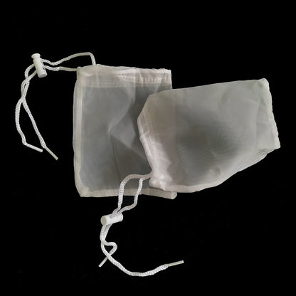 200 Mesh Nylon Filter Net Bag Acquarium Bio Ball Carbon Media Isolation Bags Food Filter Strainers Mesh Kitchen Strainer Bags