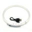 40/50/70cm Led Dog Collar USB Rechargeable Pet Dog Night Luminous Charge Collar Glowing Necklace Collar Safety Night Light
