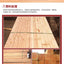 Large new solid wood kennel outdoor waterproof dog house with mat and cold-proof pet dog cage carbonized golden retriever woo