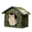 Outdoor Dog Bed Waterproof Roof Bed Waterproof Warm Dog Kennel Winter Tent Dog Nest Thickened Cold-Proof Nest Cat House