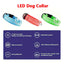 Light Up Dog Collar, Glow LED Dog Collar Flashing Night Walking Collar Waterproof for Small Medium Large Dogs