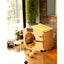 Pet natural birch hairball decoration, kennel wooden house, pet tent shed design