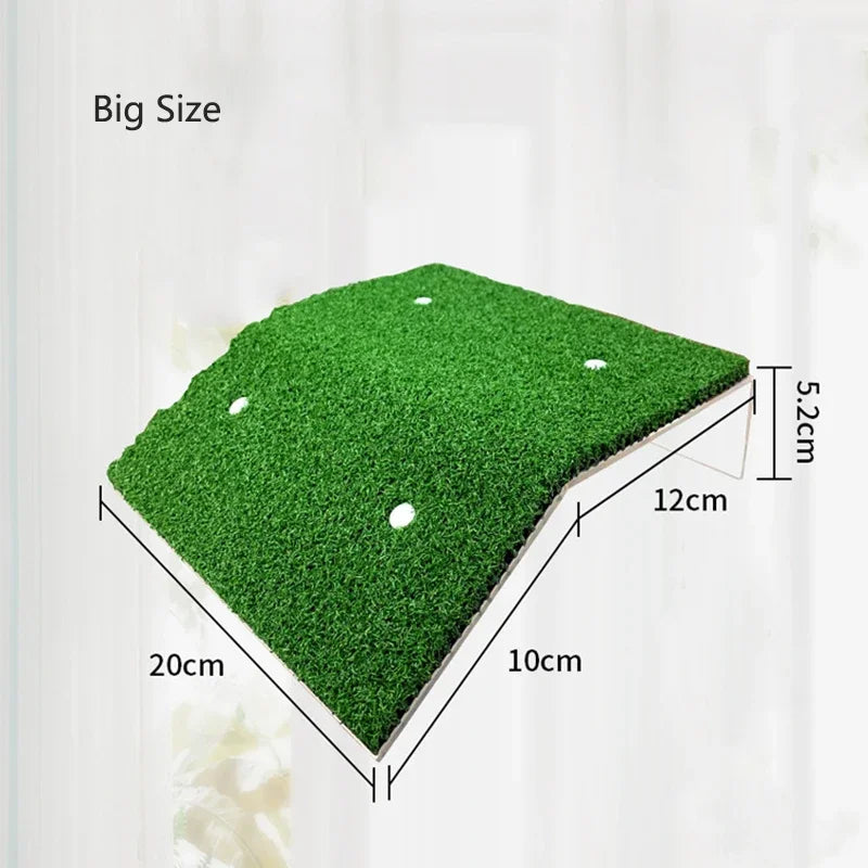 Simulated Lawn Aquarium Decoration Turtle Basking Platform Turtle Ladder Climbing Fish Tank Habitat Small Reptile Float Island