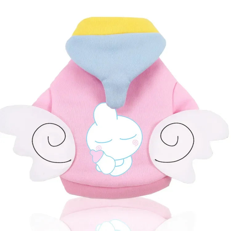 Costumes Cartoon Cute Pet Dog Clothes Winter Christmas Soft Fleece Animal Duck Owl Tiger Dinosaur Cosplay Dog Hoodies Clothes