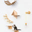 Cat Tower Tree Wall Mounted Wooden Climbing Shelf for Cat Bed and Scratcher Post,  Ladder, Widen Steps for Kitten Play & Rest