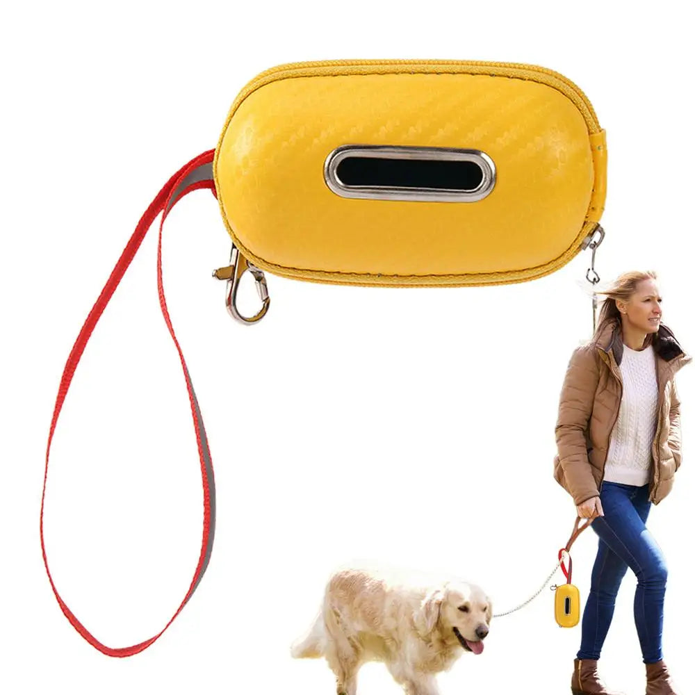 Dog Poop Bag Dispenser Portable Thicker Poop Bag Holder Durable Poop Bag Dispenser Carrying Strap Included for Walking Running