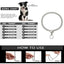 Durable Silver Dog Chain Collar Stainless Steel Choke Cuban Link Necklace Pet Training Collar for Small Medium Large Dogs Pitbul