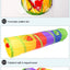 Rainbow Cat Tunnel Pet Tube Collapsible Play Toy Indoor Outdoor Kitty Puppy Toys for Puzzle Exercising Hiding Training