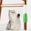 Cats Scratching Rubbing Brus Pet Cat Hair Removal Massage Comb kitten Grooming Self Cleaning Wall Corner Cat Scratcher Combs