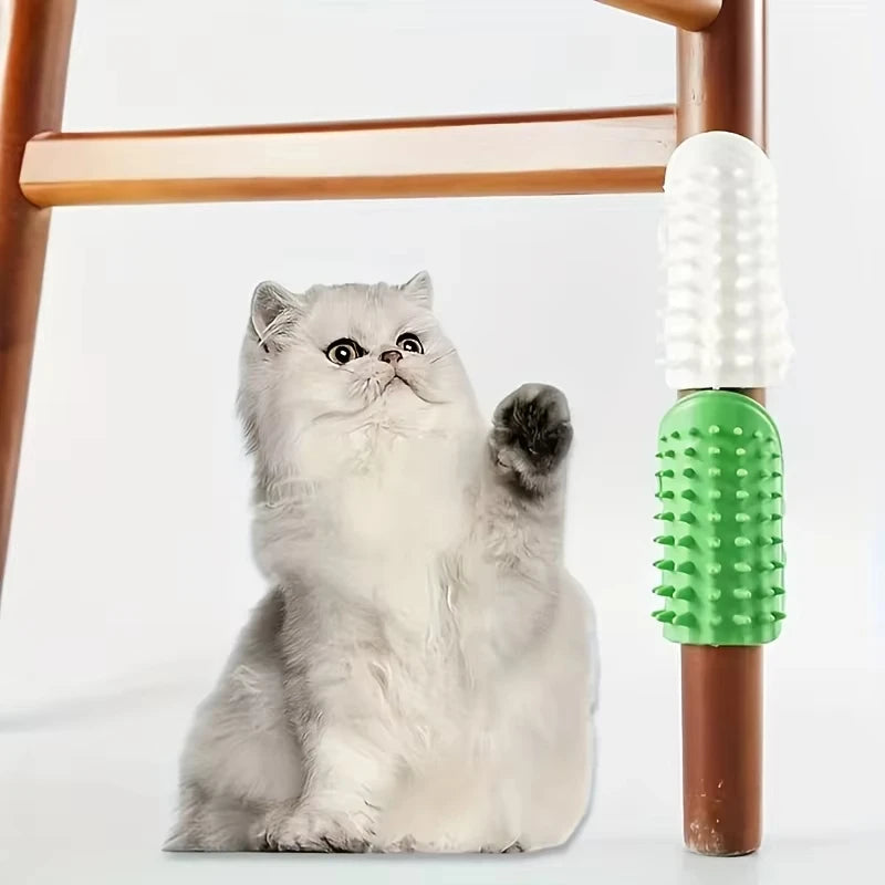 Cats Scratching Rubbing Brus Pet Cat Hair Removal Massage Comb kitten Grooming Self Cleaning Wall Corner Cat Scratcher Combs