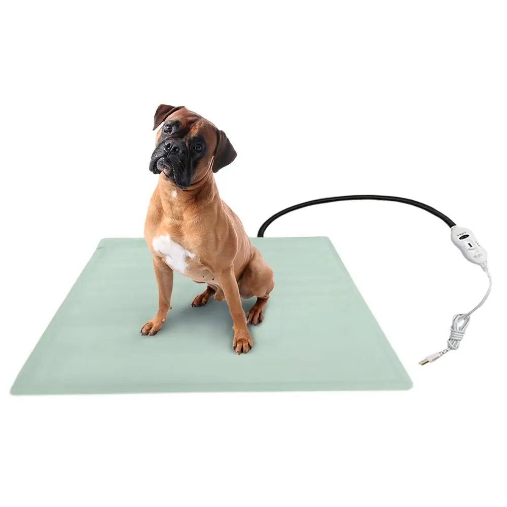 Pet Warming Pad, Indoor Pet Beds, Auto Temperature Control, Heated, Chew Resistant, Anti Slip Cat Pad, Winter for New Born Puppy