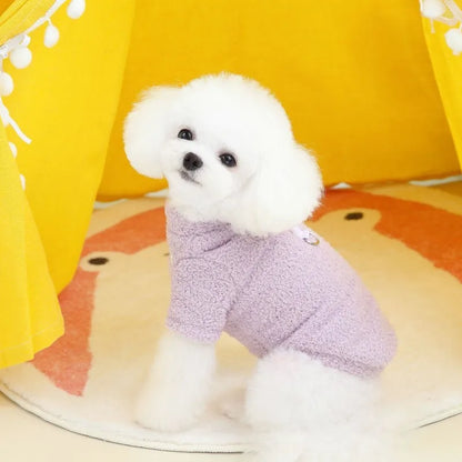 Winter Dog Warm Clothes Pet Dog Sweater for Small Dogs Plush Dog Coat Soft Puppy Jacket Chihuahua Bichon Clothing Cat Clothes