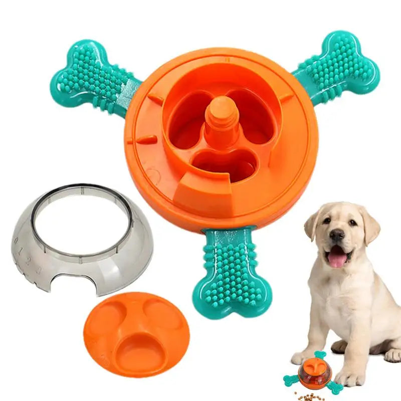 Dog Treat Dispenser Ball Toy Pet Ball Dispenser Funny Leaking Food Cat Interactive Toy Dogs Puppies Food Dispenser Slow Feeder