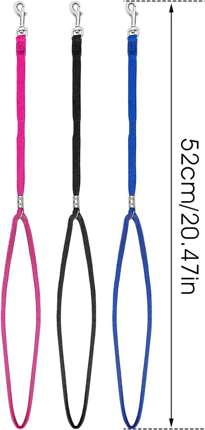 3pcs Pet Grooming Noose Nylon Restraint Loop Leashes Adjustable Dog Cat Fixed Rope for Pet Grooming Table