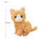 26cm Simulation Grey White Black Cat Plush Toy Cartoon Sitting Lifelike Kitten Animal Cats Artificial Touch Doll Gift for Kids