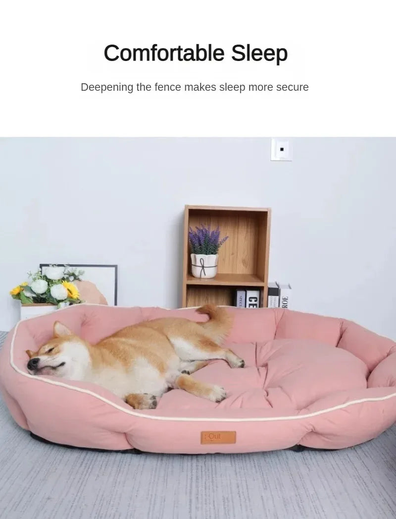 Pet Beds for Dogs Home Dog Bed Large Dog Kennel Accessories Washable Big Bedd Supplies Plush Mat Accessoires Underpad Bedding