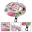 Breathable Dogs Sun Hats Round Brim Dog Visor Hat Outdoor Breathable Sun Protection With Ear Holes Mesh Sun With Adjustable Chin