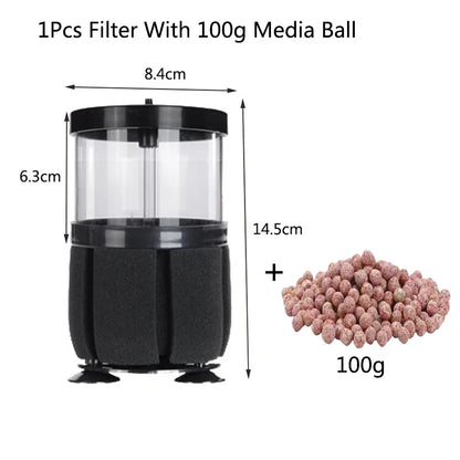 1Pcs Black Aquarium Filter for Aquarium Fish Tank Air Pump Skimmer Biochemical Sponge Filter Aquarium Bio Filters Filtro Aquario