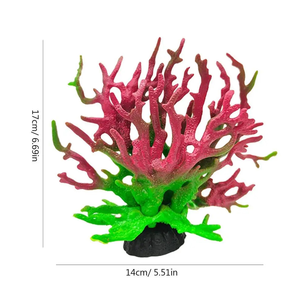 Aquarium Coral Simulation Fish Tank Plants Landscape Decoration Multiple Colour Aquarium Decor Aquariums Freshwater Accessories